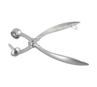 MuchLuckystar Strumento per rimuovere le pietre, in lega di alluminio, per ciliegie, olive, datteri rossi, 18 cm, gadget da cucina color argento