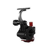 MuchLuckystar Supporto per staffa in lega di alluminio per DJI RC 2, per insta360 e action camera, clip di montaggio per manubrio bici CNC, nero