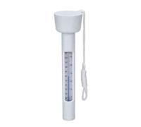 MuchLuckystar Termometro galleggiante per piscine, spa e vasche idromassaggio, misuratore di temperatura dell'acqua da 0 a 50 °C, tester in plastica resistente agli urti con display di lettura
