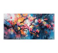 MuchoWow© Poster De Jardin 200x100 cm Decoracion Balcón Wall Decoration Adornos Pared Terraza Exterior Decoración Patio Posters Decorativos Flores - Ramo - Artístico - Rosa