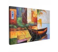 MuchoWow© Quadri Con Cornice 120x80 cm Decorazione Quadri Per Camera Da Letto Quadretti Da Parete Moderni Quadro Moderno Soggiorno Grande Foto Su TelaAstratto - Arte - Pittura - Colori