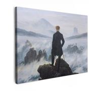 MuchoWow© Quadro Moderno Soggiorno 40x30 cm Decorazioni Da Parete Quadri Su Tela Salotto Grandi Foto Con CorniceAntichi maestri - Arte - Caspar David Friedrich - Der Wanderer über dem Nebelmeer