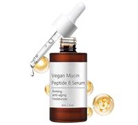 Mucin Peptide 8 Face Firming Liquid, Idratazione facciale Moisturizer, Ringiovanire la soluzione per un cerotto radiante e firmer, anti-invecchiamento per la pelle liscia e la pelle