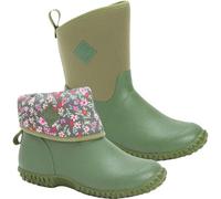 Muck Boot Stivali da neve Muckster 2 Mid, Fodera verde W con stampa floreale, 6 B US