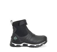 Muck Boots Apex Mid Zip, Stivali in Gomma Donna, Black/White, 26.5 EU