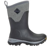 Muck Boots Arctic Ice Mid AGAT Stivali Da Pioggia Neri/Grigi Geometrici In Gomma - EUR 41