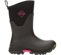 Muck Boots Arctic Ice Mid AGAT Stivali Di Gomma Neri/Rose Fluo - EUR 38
