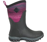 Muck Boots Arctic Sport Mid Stivali Da Pioggia Neri/Magenta In Gomma - EUR 36