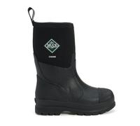 Muck Boots Chore Mid - Stivali di Gomma Unisex Adulto, Nero (Black/Black), 46 EU