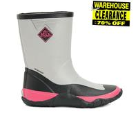 Muck Boots Forager Junior Unisex Impermeabile Wellington Pioggia Stivali Grigio