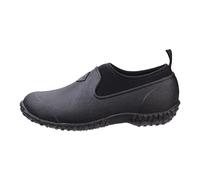 Muck Muckster II Low Top Slip On Giardino In Gomma Trainer Donna Nero UK 3 - 8