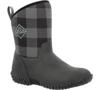 Muck Boots Muckster II Mid, Rain Boot Donna, Plaid Grigio Nero, 39 EU