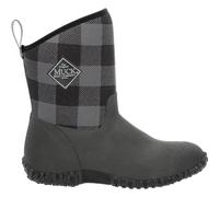 Muck Boots Muckster II Mid Stivali Di Gomma A Quadri Neri/Grigi. - EUR 39/40