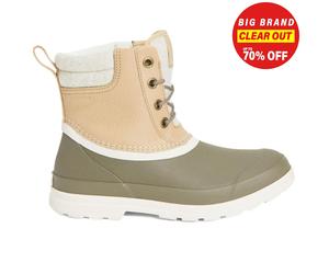 Muck Boots Originals Duck Lace Womens MEMORY FOAM Waterproof Wellingtons Green