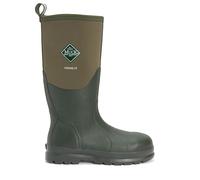 Muck Boots, Stivali Unisex per Adulti con Punta in Ferro di Sicurezza, Tipo Wellingtons, Verde (Green (Moss Stmg)), 43