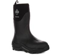 MUCK Muckster Medio Triplo Punta Stivali di Gomma Stivali Uomo Nero UK 7 - 12
