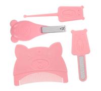 MUCKLILY 1 set per Ragazza con Pettine e per Unghie Kit Cartoon per e Unghie per Cradle Cap Della Colore Rosa