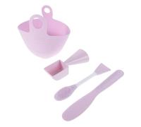 MUCKLILY 1 Set Set di ciotole per in silicone faccia a coppa piatto di miscelazione per trattamenti per il viso ciotole per insalata vaso di cera Gel di silice Sky-Blue