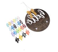 MUCKLILY 1 Set Targhe Decorativi per Accessori Sostituibili per Decorazione Festiva e Accogliente per Ingressi e Domestici
