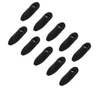 MUCKLILY 10 Clip Fermacavi per Bicicletta in Plastica Nera, Supporto Stabile Foro Singolo per Passaggio Cavi Interno Telaio, Clip Fissaggio Tubo Cambio e Freno (set da 10)