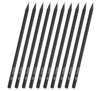 MUCKLILY 10 Matite da Disegno Esagonali Nere 2b Pre-temperate per Schizzi e Ombreggiature con Nucleo Duro Antisbadiglio, Matite Artistiche Ergonomiche per Principianti e Uso Professionale