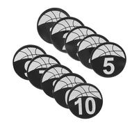 MUCKLILY 10 Pezzi Basketball Training Marker Discs Numerati 23cm in TPU