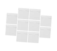 MUCKLILY 10 Pezzi Borsa CD cd/dvd cartonato buste di invito buste quadrate Busta per CD in cartoncino bianco busta postale per cd/dvd libretto CD busta per CD in cartone Carta bianca
