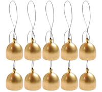 MUCKLILY 10 Pezzi Piccolo Campanello in Metallo Oro per Lavoretti DIY