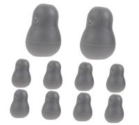 MUCKLILY 10 pezzi Tappi Auricolari per Stetoscopio in PVC Morbido Sostitutivi Comfort per Uso Medico