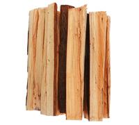 MUCKLILY 10pezzi Ceppi di Legno Decorativi per Stufa da Interno Supporti in Legno Spaccato Naturale Accendifuoco Simulato Decorazione Tradizionale per Stufa o Area Espositiva