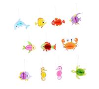 MUCKLILY 11 Pezzi Decorazioni Forma Favo Animali Marini per Festeggiamenti Compleanno per Tema per Uniche