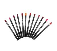 MUCKLILY 12 pezzi Matite Labbra Opache Matita Contorno Labbra e Morbida Lip Liner Multiuso Sopracciglia ed Eyeliner e Lunga Tenuta