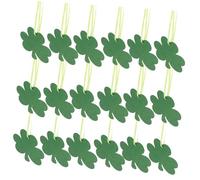 MUCKLILY 18 Pollici Ornamento di trifoglio Oggetti di scena a tema trifoglio irlandese oggetti di scena irlandesi decorazioni per feste irlandesi Banner di Shamrock cosa prop Carta Verde