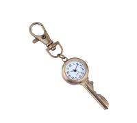 MUCKLILY 1pezzi Orologio Da Tasca Classico Fibbia Chiave Orologio Appeso in Materiale Di Numeri Grandi Facile Da Leggere Design Forma Di Chiave Creativo e Moderno Come Regalo Per Amici e Fa