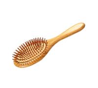 MUCKLILY 1Pezzi Pettine Antistatico Legno per Massaggio Del Capelluto Design Ergonomico e Portatile