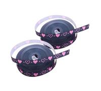 MUCKLILY 2 di Nastro A Forma di Cuore per 10 Iarde Nastri Dell'Amore per La Festa della Mamma per Confezionare Matrimoni Decorazioni per Feste Fiocchi per