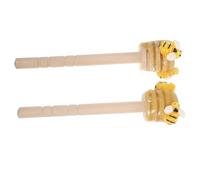 MUCKLILY 2 Pezzi Ape Che mescola Piccole Decorazioni di api del Vassoio per api in Legno Arredamento Cucina calabrone Stirrili a Forma di Ape Addominali Riutilizzabile