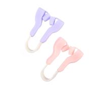 MUCKLILY 2 Pezzi Clip Naso in Silicone per Sollevare e Modellare Naso Correttore Nasale Ergonomico e Ponte Nasale Dispositivo e