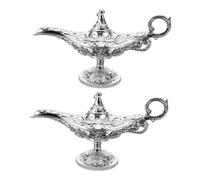 MUCKLILY 2 Pezzi Lampade Arabe Decorazioni Vintage per Feste e Matrimoni Accessori per Tavolo e Giochi Creativi