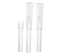 MUCKLILY 2 Pezzi Mini Fungo Funtana Head irrigatore per laghetto da Giardino ugello della Fontana del Serbatoio di Pesce Teste degli ugelli di Stagno ugello Fontana plastica Trasparente