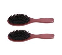 MUCKLILY 2 pezzi Pettini in Legno con Setole Morbide per Massaggio del Capelluto Spazzole Ergonomiche Antistatiche per e Districanti e Stimolanti la Circolazione