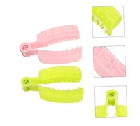 MUCKLILY 2 pezzi Proteggi Dita da in Plastica Riutilizzabile Guardie Compatte per Taglio di Verdure Affettare e Tritare Rischi Accessorio per Preparazioni Veloci