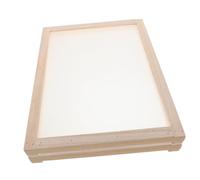MUCKLILY 2 Pezzi Rete per Essiccazione delle Erbe Aromatiche, Stendino per Erbe Aromatiche Impilabile, Legno e Plastica, Beige, Vassoi in Rete Rimovibili, per Boccioli e Tè, Balconi