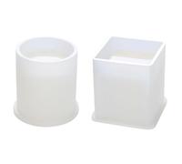 MUCKLILY 2 Pezzi Stampo in Silicone per Portapenne, Pen Holder Mold, Resistente alle Alte Temperature, Facile da Sformare, per Penne e Oggetti Quotidiani, Famiglia e Amici, Compleanno