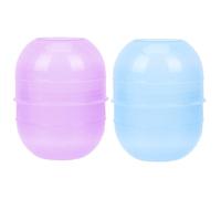 MUCKLILY 2 pezzi Tazza Miscelatrice per Tintura Capelli con Scala Shaker Colori Parrucchieri in PP Durevole per Uso Professionale e Te Casa Colore Casuale Colore Casuale