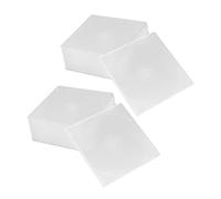 MUCKLILY 20Pezzi Custodie Trasparenti per CD Dvd Organizzatore Stoccaggio per CD Singoli Resistente Amanti Della Musica e Film