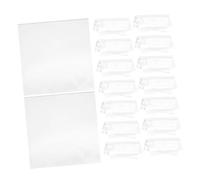 MUCKLILY 25pezzi Custodie Esterne in Vinile Custodie Protettive Autoadesive per Dischi in Vinile Protezione Graffi per Album Trasparenti per Dischi in