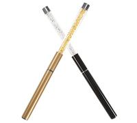 MUCKLILY 2pezzi Pennello Per Sopracciglia e Ciglia Scovolino Per Extension Ciglia e Mascara Design Ergonomico Facile Impugnare e Trasportare