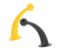 MUCKLILY 2pezzi Tentacoli Decorativi Per Casco Adesivi Di Corno e Tentacolo in Silicone Easy Installazione Per Aggiungere Personalità Al Casco