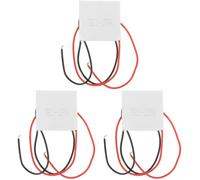 MUCKLILY 3pezzi Modulo Peltier Termoelettrico Per Refrigerazione Auto Raffreddamento Efficiente Per Bevande Installazione Facile e Compatto Senza Parti Mobili Funzione Continuativa Senza